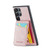Samsung Galaxy S24 Ultra 5G Fierre Shann Crazy Horse Card Holder Back Cover PU Phone Case - Pink