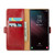 Samsung Galaxy S24 Ultra 5G Fierre Shann PU Genuine Leather Texture Phone Case - Red