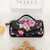 Samsung Galaxy S24 Ultra 5G Flower Multi-functional Crossbody Zipper Wallet Leather Phone Case - Black