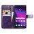 Samsung Galaxy S24 Ultra 5G Four-leaf Clasp Embossed Buckle Leather Phone Case - Purple