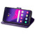 Samsung Galaxy S24 Ultra 5G Four-leaf Clasp Embossed Buckle Leather Phone Case - Purple