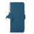 Samsung Galaxy S24 Ultra 5G Genuine Leather Magnetic RFID Leather Phone Case - Blue