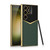 Samsung Galaxy S24 Ultra 5G GKK Plating Soft TPU + Leather Full Coverage Phone Case without Pen - Green