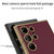 Samsung Galaxy S24 Ultra 5G GKK Plating TPU + Leather Full Coverage Phone Case - Black