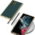 Samsung Galaxy S24 Ultra 5G GKK Plating TPU + Leather Full Coverage Phone Case - Black