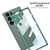 Samsung Galaxy S24 Ultra 5G GKK Space Frame Transparent PC + TPU Phone Case - Transparent Black