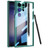 Samsung Galaxy S24 Ultra 5G GKK Space Frame Transparent PC + TPU Phone Case with Pen - Transparent Green