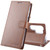 Samsung Galaxy S24 Ultra 5G GOOSPERY BLUE MOON Crazy Horse Texture Leather Phone Case - Brown
