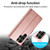 Samsung Galaxy S24 Ultra 5G LC.IMEEKE Strong Magnetism Microfiber Leather Phone Case - Rose Gold