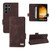 Samsung Galaxy S24 Ultra 5G Magnetic Clasp Leather Phone Case - Brown
