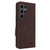 Samsung Galaxy S24 Ultra 5G Magnetic Clasp Leather Phone Case - Brown