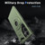 Samsung Galaxy S24 Ultra 5G MagSafe Ring Holder Armor Phone Case - Olive Green