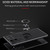 Samsung Galaxy S24 Ultra 5G Metal Ring Holder TPU Phone Case - Black+Blue