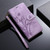 Samsung Galaxy S24 Ultra 5G Orchid Butterfly Embossed Leather Phone Case - Purple