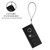 Samsung Galaxy S24 Ultra 5G Organ Card Bag Ring Holder PU Phone Case with Lanyard - Black