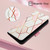 Samsung Galaxy S24 Ultra 5G PT003 Marble Pattern Flip Leather Phone Case - Pink White