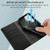Samsung Galaxy S24 Ultra 5G PU Genuine Leather Texture Embossed Line Phone Case - Black