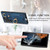 Samsung Galaxy S24 Ultra 5G Retro Skin-feel Ring Card Bag Phone Case with Hang Loop - Blue