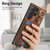 Samsung Galaxy S24 Ultra 5G Retro Skin-feel Ring Card Bag Phone Case with Hang Loop - Brown