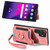 Samsung Galaxy S24 Ultra 5G Retro Skin-feel Ring Multi-card Wallet Phone Case - Pink