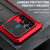 Samsung Galaxy S24 Ultra 5G R-JUST Sliding Camera Life Waterproof Holder Phone Case - Red