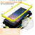 Samsung Galaxy S24 Ultra 5G R-JUST Sliding Camera Life Waterproof Holder Phone Case - Yellow