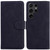 Samsung Galaxy S24 Ultra 5G Skin Feel Pure Color Flip Leather Phone Case - Black