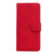 Samsung Galaxy S24 Ultra 5G Skin Feel Pure Color Flip Leather Phone Case - Red