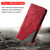 Samsung Galaxy S24 Ultra 5G Skin Feel Splicing Horizontal Flip Leather Phone Case - Red