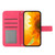 Samsung Galaxy S24 Ultra 5G Skin Feel Sun Flower Embossed Flip Leather Phone Case with Lanyard - Rose Red