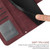 Samsung Galaxy S24 Ultra 5G Skin Feel Sun Flower Embossed Flip Leather Phone Case with Lanyard - Wine Red