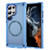 Samsung Galaxy S24 Ultra 5G Skin Feel TPU + PC MagSafe Magnetic Phone Case - Transparent Blue