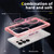 Samsung Galaxy S24 Ultra 5G Skin Feel TPU + PC MagSafe Magnetic Phone Case - Transparent Pink