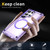 Samsung Galaxy S24 Ultra 5G Skin Feel TPU + PC MagSafe Magnetic Phone Case - Transparent Purple