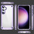 Samsung Galaxy S24 Ultra 5G Skin Feel TPU + PC Phone Case - Transparent Purple