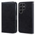 Samsung Galaxy S24 Ultra 5G Skin Feeling Oil Leather Texture PU + TPU Phone Case - Black