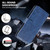 Samsung Galaxy S24 Ultra 5G Skin Feeling Oil Leather Texture PU + TPU Phone Case - Dark Blue