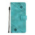 Samsung Galaxy S24 Ultra 5G Skin-feel Embossed Leather Phone Case - Green