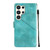 Samsung Galaxy S24 Ultra 5G Skin-feel Embossed Leather Phone Case - Green