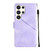 Samsung Galaxy S24 Ultra 5G Skin-feel Embossed Leather Phone Case - Light Purple