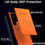 Samsung Galaxy S24 Ultra 5G Sliding Camera Cover PC MagSafe Phone Case - Orange