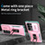 Samsung Galaxy S24 Ultra 5G Sliding Camshield Holder Phone Case - Pink + Grey Green Samsung Galaxy S24 Ultra 5G Sliding Camshield Holder Phone Case - Pink + Grey Green