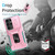 Samsung Galaxy S24 Ultra 5G Sliding Camshield Holder Phone Case - Pink + Grey Green Samsung Galaxy S24 Ultra 5G Sliding Camshield Holder Phone Case - Pink + Grey Green