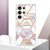 Samsung Galaxy S24 Ultra 5G Splicing Marble Flower IMD TPU Phone Case - Crown