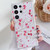 Samsung Galaxy S24 Ultra 5G Spring Garden Epoxy TPU Phone Case - F03 Red Plum