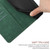 Samsung Galaxy S24 Ultra 5G Stitching Embossed Leather Phone Case - Green