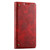 Samsung Galaxy S24 Ultra 5G Suteni Baroque Calf Texture Buckle Wallet Leather Phone Case - Red