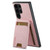 Samsung Galaxy S24 Ultra 5G Suteni H02 Litchi Leather Card Wallet Stand Back Phone Case - Pink