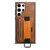 Samsung Galaxy S24 Ultra 5G Suteni H13 Card Wallet Wrist Strap Holder PU Phone Case - Brown