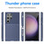 Samsung Galaxy S24 Ultra 5G Thunderbolt Shockproof TPU Phone Case - Blue